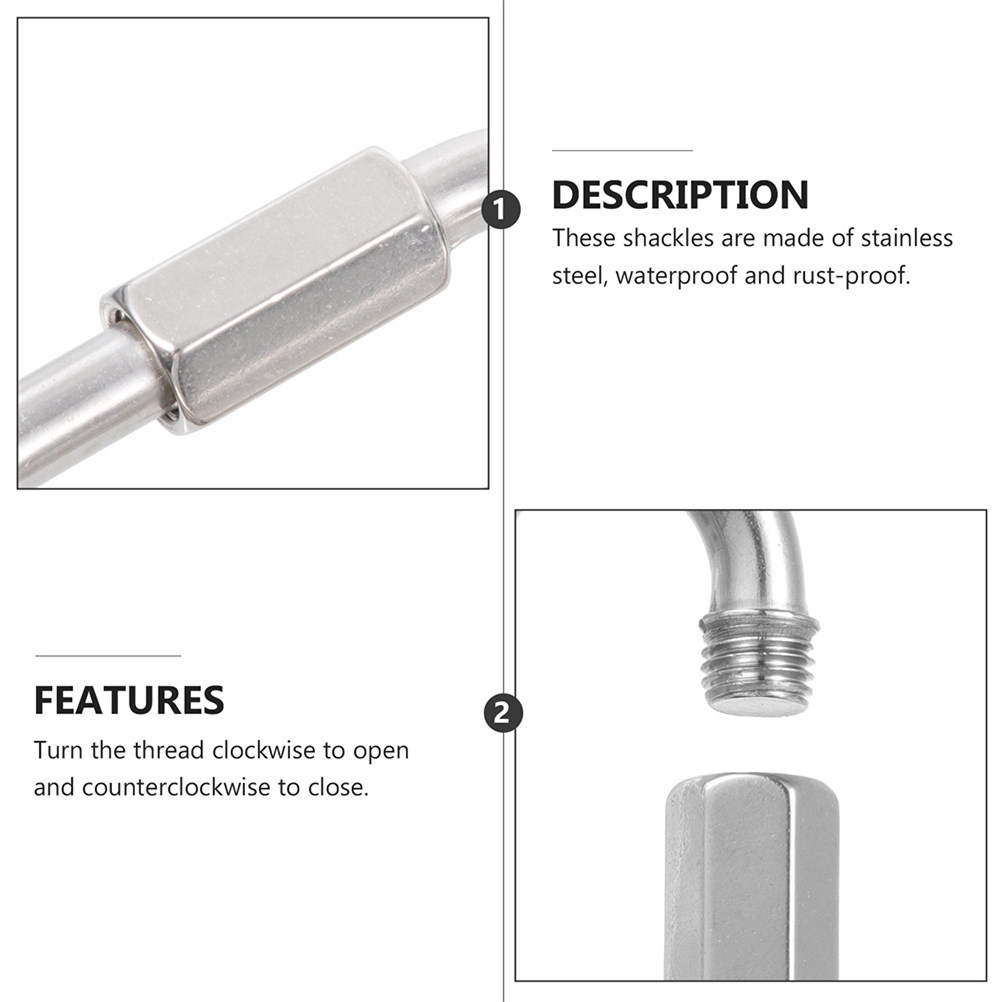 10Pcs Stainless Steel Chain Li - Chain Quick Link review and price