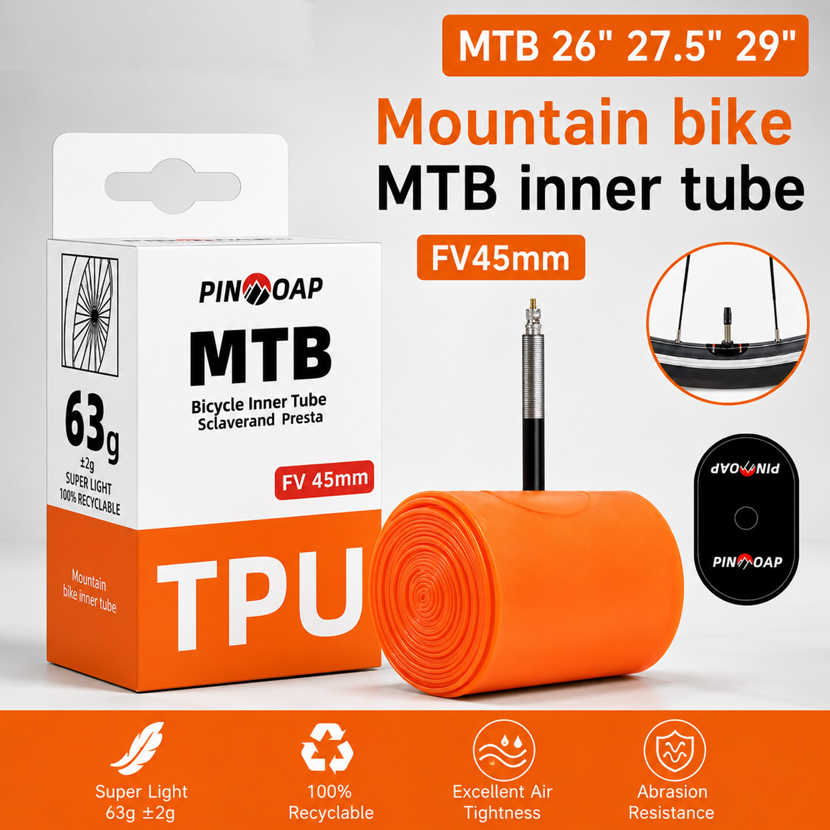 1PC Mountain Bike Inner Tube M - Mountain Biking Tube review and price