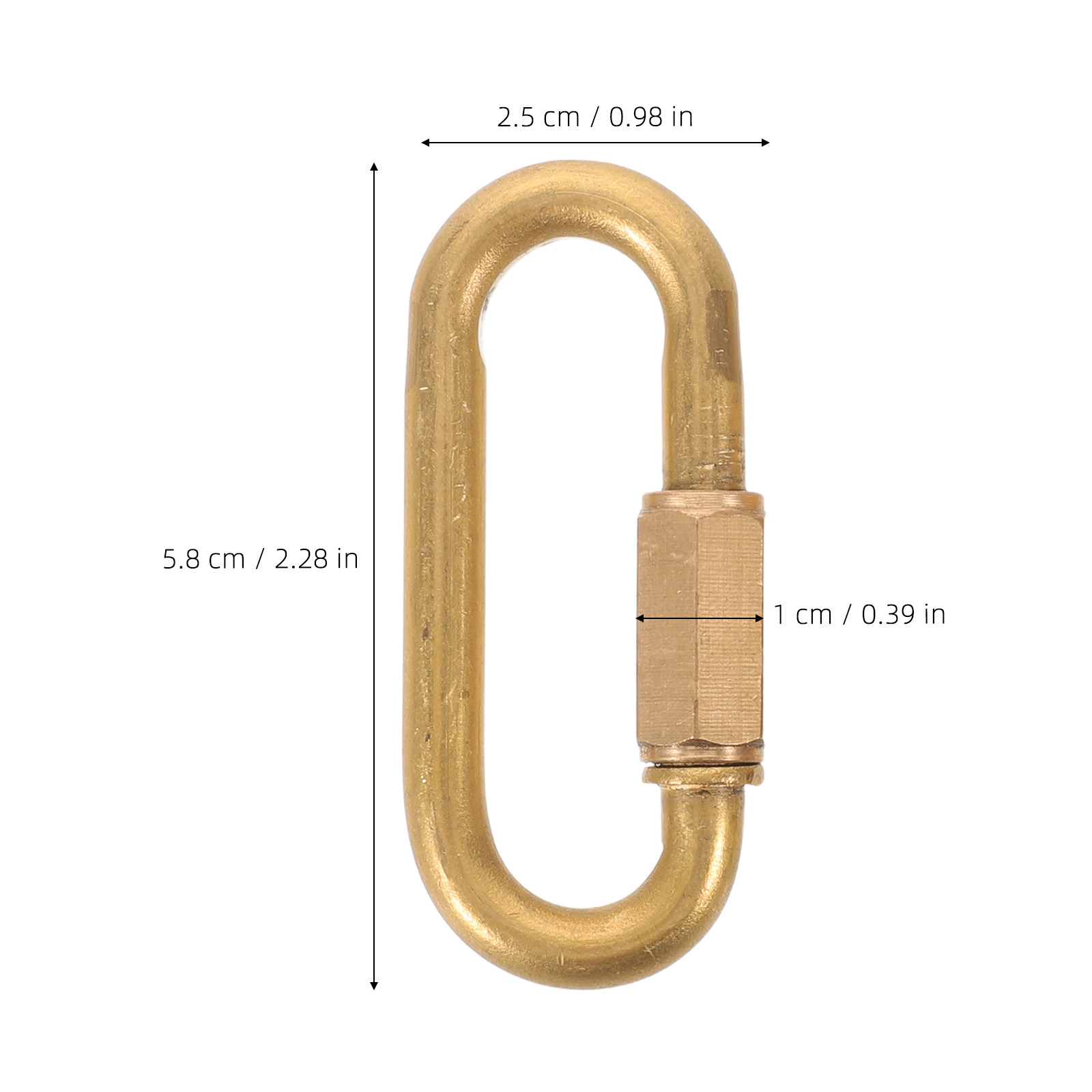 2Pcs Copper Screw Lock Quick L - Chain Quick Link review and price