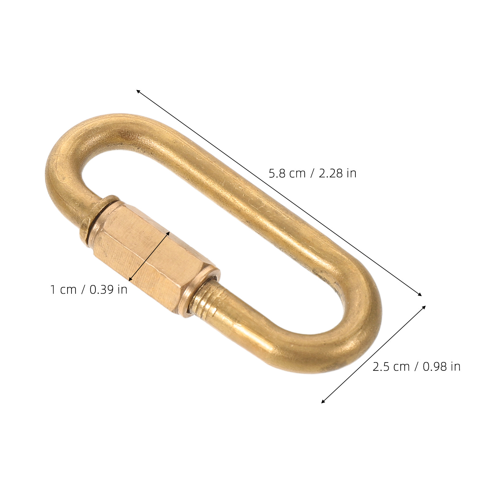 2Pcs Copper Screw Lock Quick L - Chain Quick Link review and price
