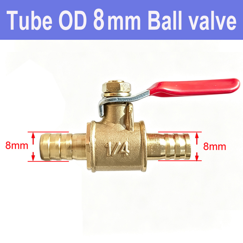 Small Red Handle Brass Shutoff - Spoke Nipple Brass review and price