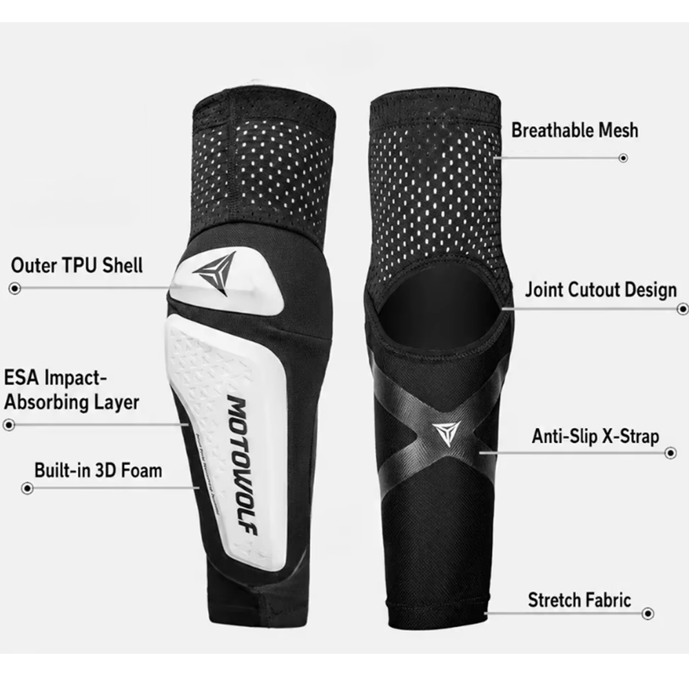 Motorcycle Elbow Pads MTB Elbo - Mountain Biking Elbow Pads review and price